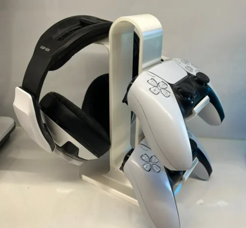 Suporte para fone de ouvido e controle